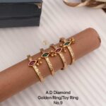 Diamond Golden Toy Rings