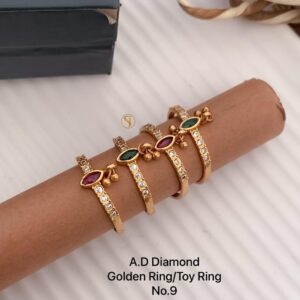 Diamond Golden Toy Rings