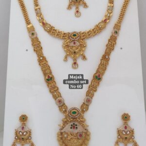 Traditional Mazak Gold-Plated Bridal Jewelry