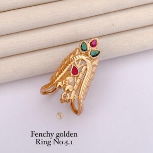 Matt Finish Traditional Designer Ring