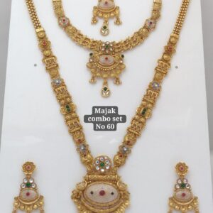 Traditional Mazak Gold-Plated Bridal Jewelry