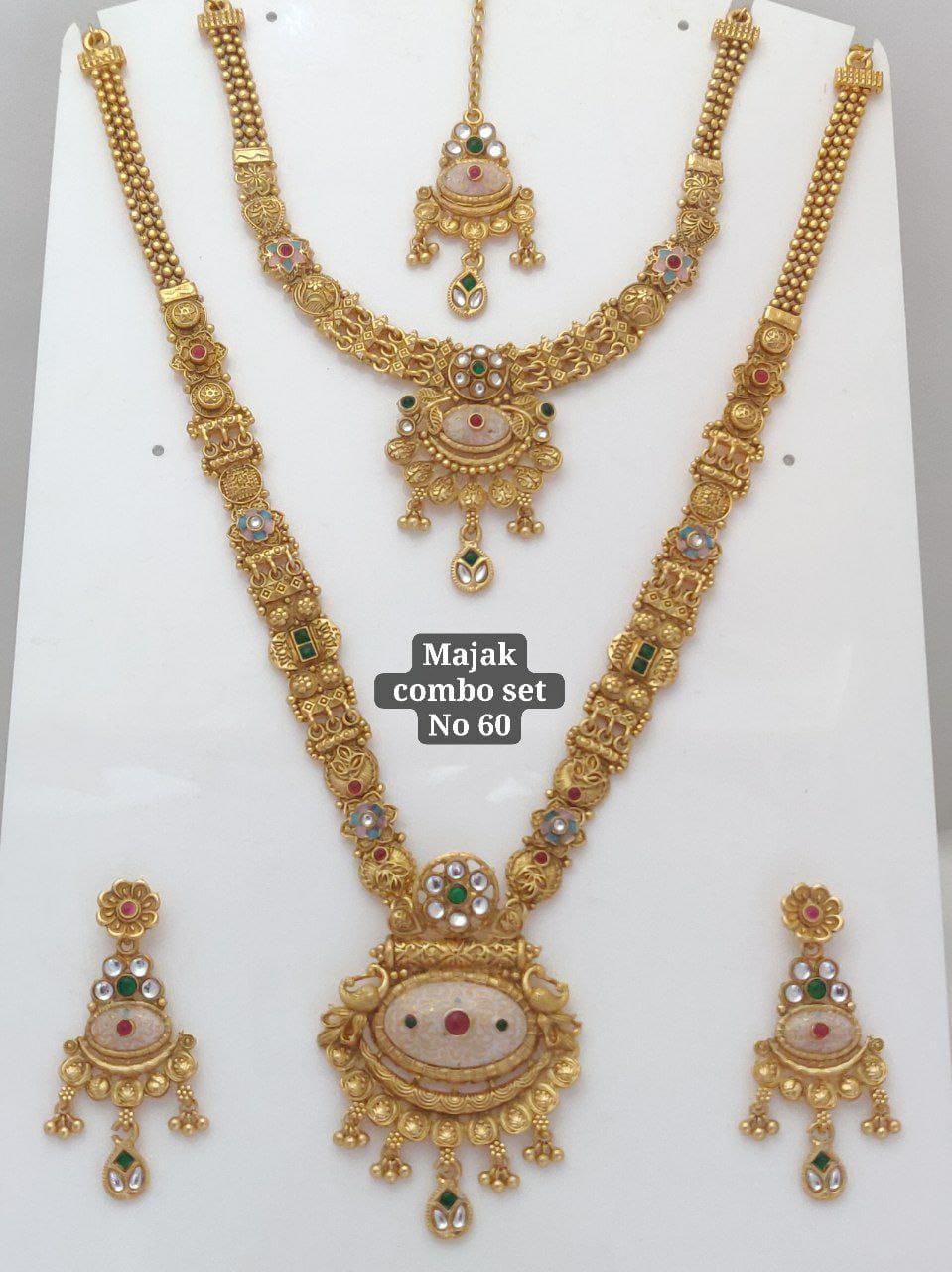 Traditional Mazak Gold-Plated Bridal Jewelry