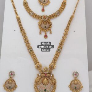 Traditional Mazak Gold-Plated Bridal Jewelry