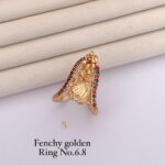 Matt Finish Traditional Designer Ring