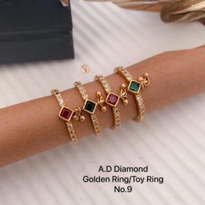 Diamond Golden Toy Rings