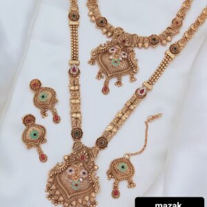 Traditional Mazak Gold-Plated Bridal Jewelry