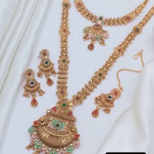 Traditional Mazak Gold-Plated Bridal Jewelry