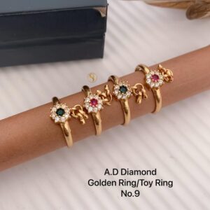 Diamond Golden Toy Rings
