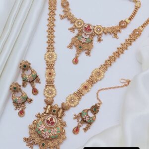 Traditional Mazak Gold-Plated Bridal Jewelry