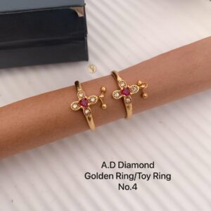 Diamond Golden Toy Rings