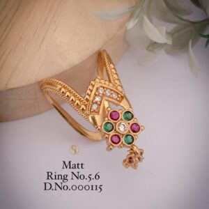 Matt Finish Traditional Designer Ring