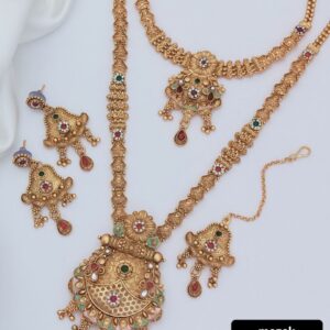 Traditional Mazak Gold-Plated Bridal Jewelry