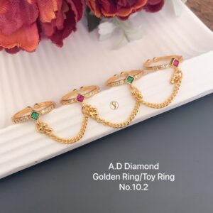 Diamond Golden Toy Rings
