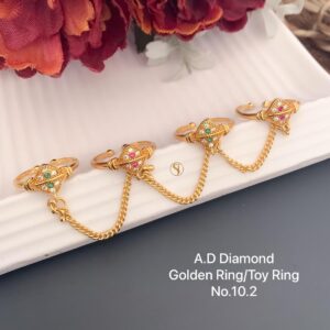 Diamond Golden Toy Rings