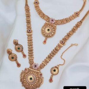 Traditional Mazak Gold-Plated Bridal Jewelry