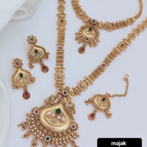 Traditional Mazak Gold-Plated Bridal Jewelry