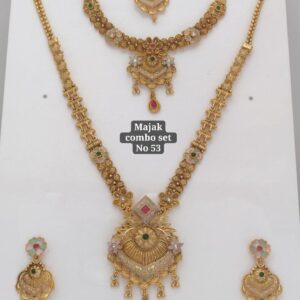 Traditional Mazak Gold-Plated Bridal Jewelry